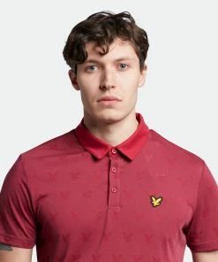 Lyle & Scott Jacquard Golf Polo Shirt SP1562G 11 Lyle & Scott Jacquard Golf Polo Shirt SP1562G -Mens Sales Store Lyle Scott Jacquard Golf Polo Shirt SP1562G 3
