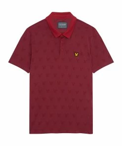 Lyle & Scott Jacquard Golf Polo Shirt SP1562G 10 Lyle & Scott Jacquard Golf Polo Shirt SP1562G -Mens Sales Store Lyle Scott Jacquard Golf Polo Shirt SP1562G 9