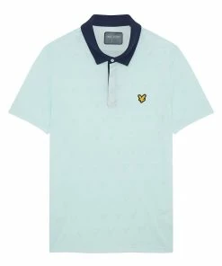 Lyle & Scott Jacquard Golf Polo Shirt SP1562G -Mens Sales Store Lyle Scott Jacquard Golf Polo Shirt SP 4