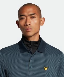 Lyle & Scott Microstripe Golf Polo Shirt SP1464GC -Mens Sales Store Lyle Scott Microstripe Golf Polo Shirt SP1464GC 14