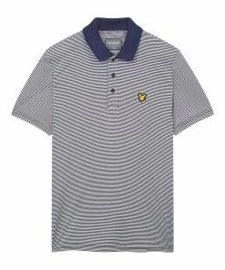 Lyle & Scott Microstripe Golf Polo Shirt SP1464GC