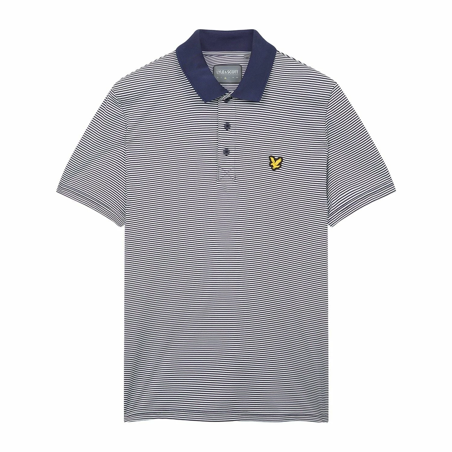 Lyle & Scott Microstripe Golf Polo Shirt SP1464GC 3 Lyle & Scott Microstripe Golf Polo Shirt SP1464GC