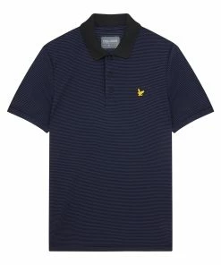 Lyle & Scott Microstripe Golf Polo Shirt SP1464GC
