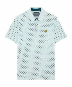 Lyle & Scott Lyle Polka Dot Golf Polo Shirt SP1665G -Mens Sales Store Lyle Scott Polka Dot Golf Polo Shirt SP 0