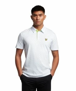 Lyle & Scott Lyle Polka Dot Golf Polo Shirt SP1665G