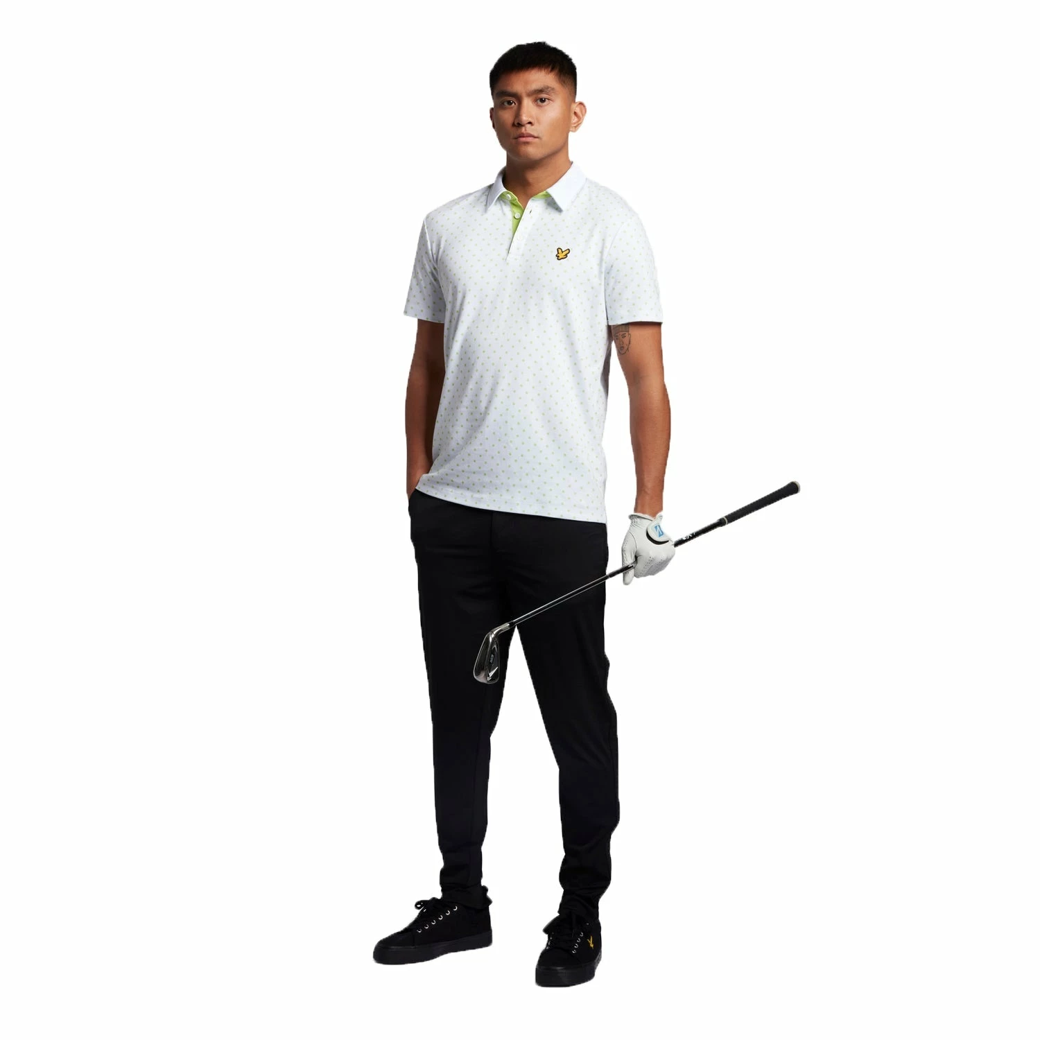 Lyle & Scott Lyle Polka Dot Golf Polo Shirt SP1665G 4 Lyle & Scott Lyle Polka Dot Golf Polo Shirt SP1665G - Image 2