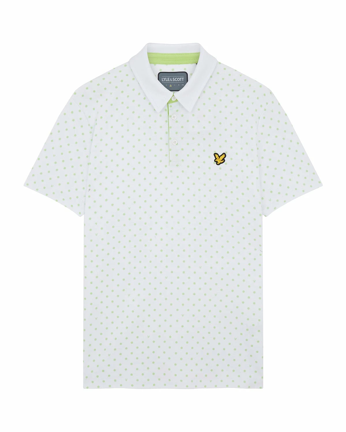Lyle & Scott Lyle Polka Dot Golf Polo Shirt SP1665G 5 Lyle & Scott Lyle Polka Dot Golf Polo Shirt SP1665G - Image 3