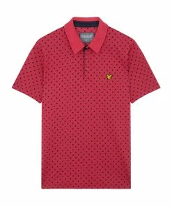 Lyle & Scott Lyle Polka Dot Golf Polo Shirt SP1665G 7 Lyle & Scott Lyle Polka Dot Golf Polo Shirt SP1665G -Mens Sales Store Lyle Scott Polka Dot Golf Polo Shirt SP 8