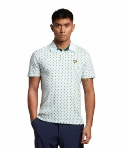 Lyle & Scott Lyle Polka Dot Golf Polo Shirt SP1665G