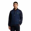 Lyle & Scott Quilted Hybrid Golf Fleece JK1562GC 1 Lyle & Scott Quilted Hybrid Golf Fleece JK1562GC -Mens Sales Store Lyle Scott Quilted Hybrid Golf Fleece JK1562GC 4
