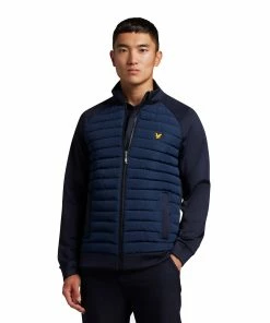 Lyle & Scott Quilted Hybrid Golf Fleece JK1562GC