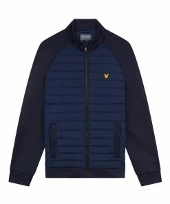 Lyle & Scott Quilted Hybrid Golf Fleece JK1562GC -Mens Sales Store Lyle Scott Quilted Hybrid Golf Fleece JK1562GC 5
