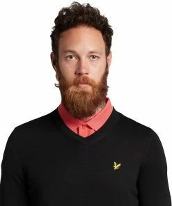 Lyle & Scott V-Neck Golf Pullover KN1040 -Mens Sales Store Lyle Scott V Neck Golf Pullover KN1040 6