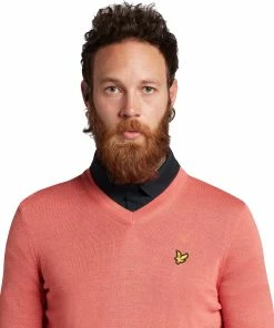 Lyle & Scott V-Neck Golf Pullover KN1040 8 Lyle & Scott V-Neck Golf Pullover KN1040 -Mens Sales Store Lyle Scott V Neck Golf Pullover KN1040 7