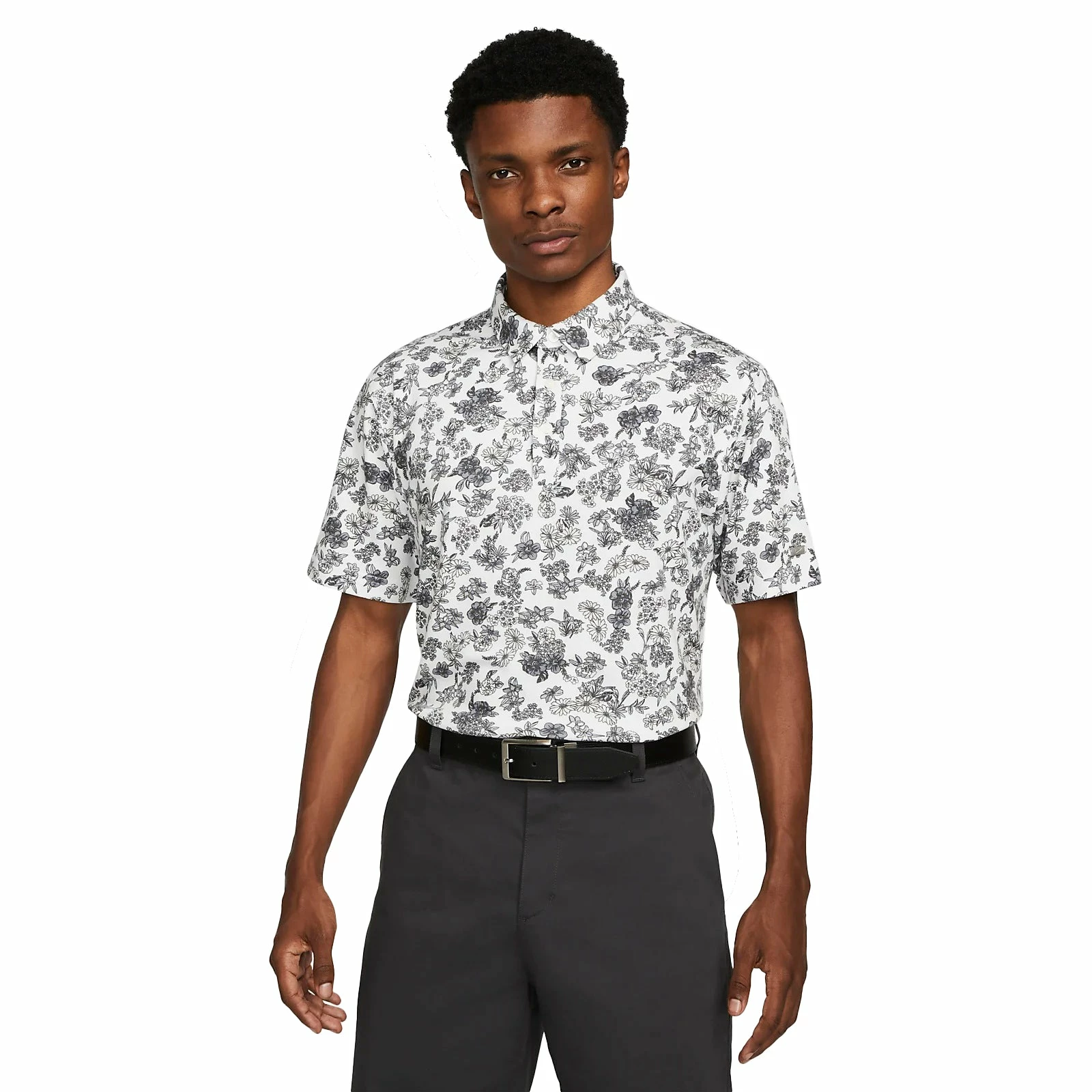 Nike Dri-Fit Player Floral Print Golf Shirt DH0940 3 Nike Dri-Fit Player Floral Print Golf Shirt DH0940