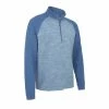 Original Penguin Block 1/4 Zip Golf Mid Layer OGKFB019 -Mens Sales Store OGKFB019 456 FRONT scaled 1