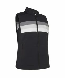 Original Penguin Insulated Mixed Media Golf Vest OGVFC036
