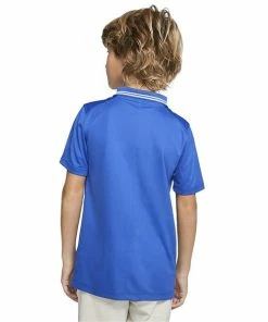Nike Junior Dri Fit Victory Polo Shirt BV0404 -Mens Sales Store P BV0404NIKESHIRTROYALBLUE480BOYS 1 L