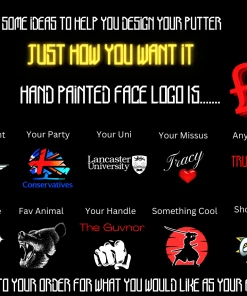 UKusedgolfclubs CUSTOM Putter Face Logo