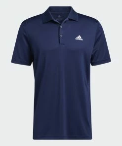 ADIDAS PERFORMANCE MENS PLAIN POLO SHIRT BC3016