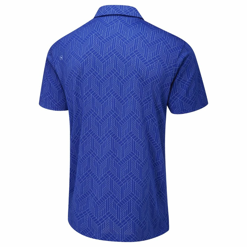 Ping Cubic Jacquard Golf Polo Shirt P03522 4 Ping Cubic Jacquard Golf Polo Shirt P03522 - Image 2
