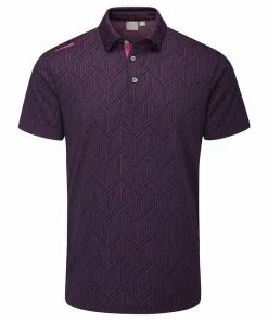 Ping Cubic Jacquard Golf Polo Shirt P03522