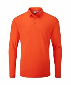 Ping Elemental Long Sleeve Golf Polo Shirt P03503