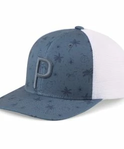 Puma Tropical Bliss P Trucker Snapback Golf Cap 024258