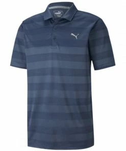 Puma Alterknit Stripe Golf Polo Shirt 597123