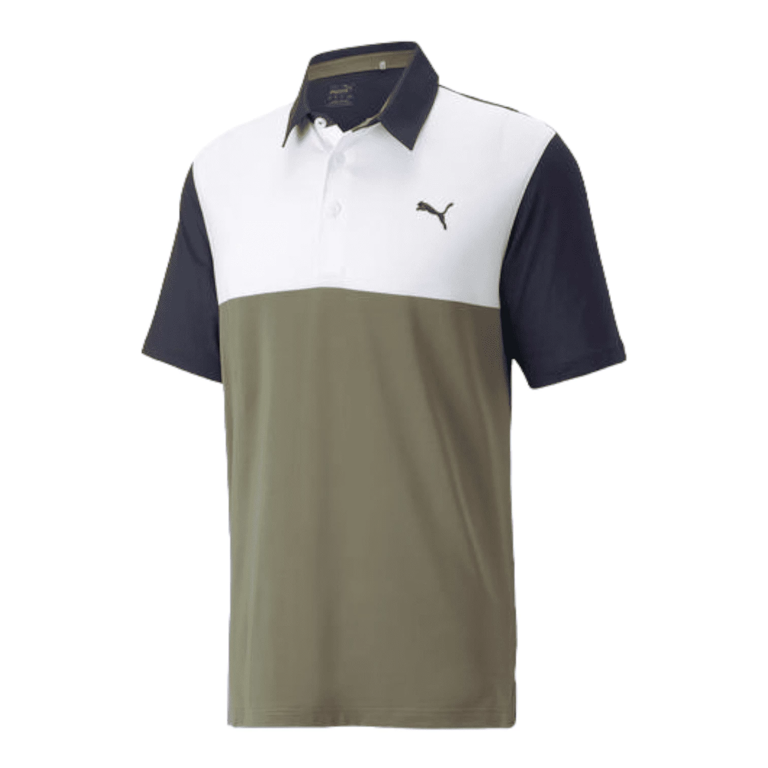 Puma Cloudspun Colour Block Golf Polo Shirt 537448 3 Puma Cloudspun Colour Block Golf Polo Shirt 537448