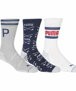 Puma Fusion Crew 3-Pack Golf Socks 928966