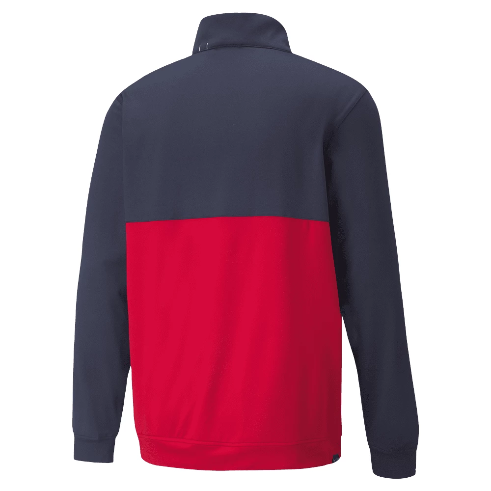 Puma Gamer Colour Block 1/4 Zip Golf Top 532985 4 Puma Gamer Colour Block 1/4 Zip Golf Top 532985 - Image 2