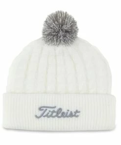 Titleist Cable Knit Pom Pom Golf Beanie TH21WCKNP