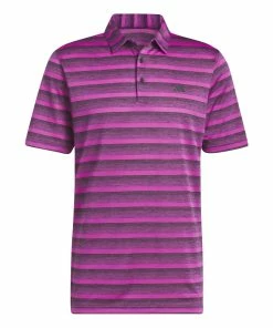 Adidas 2-Colour Stripe Golf Polo Shirt HR8010