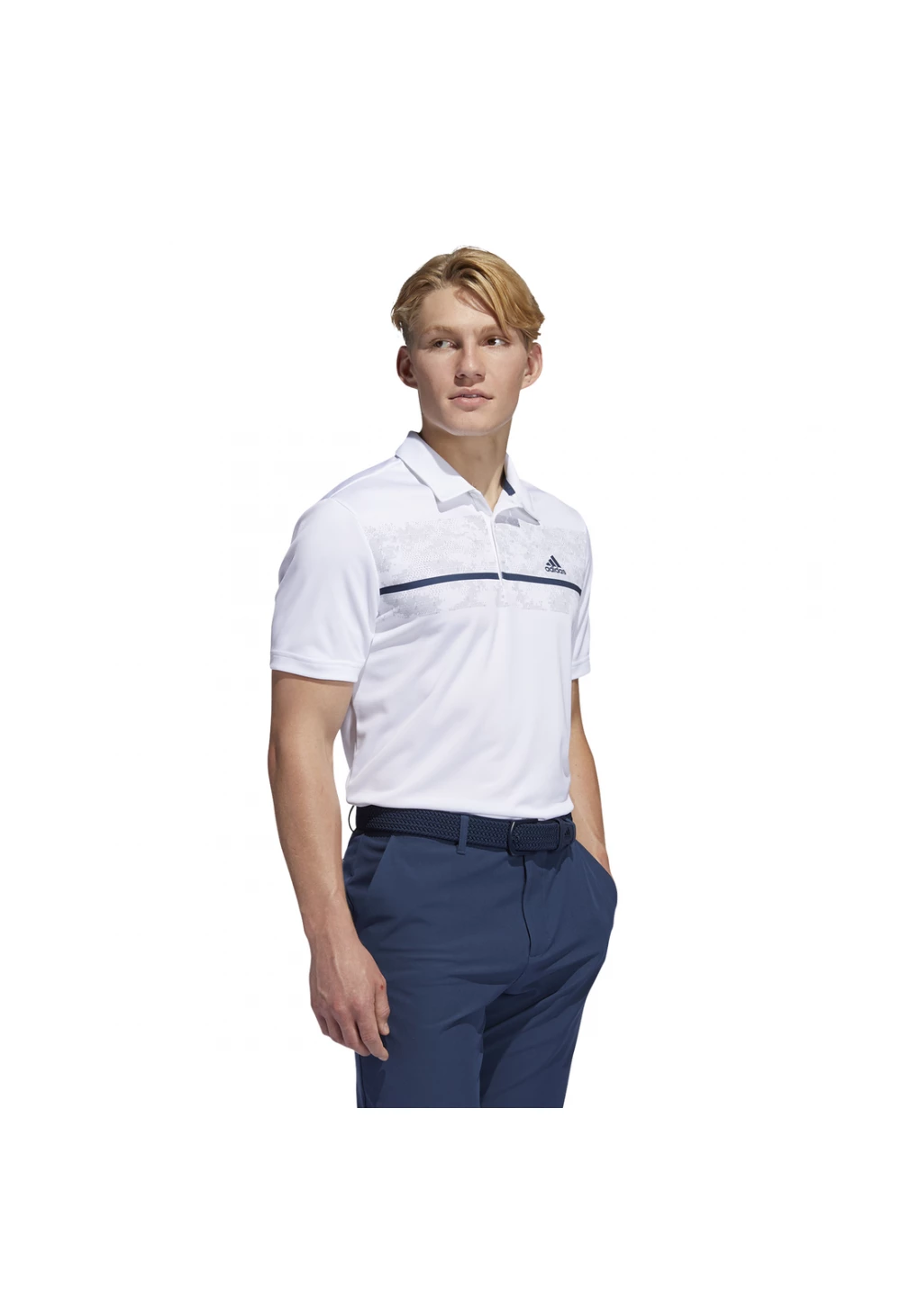 Adidas Chest Print Golf Polo Shirt H36255 6 Adidas Chest Print Golf Polo Shirt H36255 - Image 4