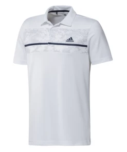 Adidas Chest Print Golf Polo Shirt H36255