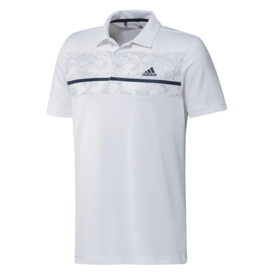 Adidas Chest Print Golf Polo Shirt H36255 3 Adidas Chest Print Golf Polo Shirt H36255