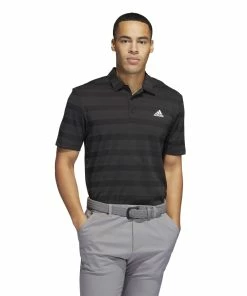 Adidas 2-Colour Stripe Golf Polo Shirt HI5180 -Mens Sales Store adidas Colour Stripe Golf Polo Shirt HI 1