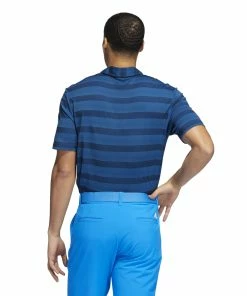 Adidas 2-Colour Stripe Golf Polo Shirt HI5179 -Mens Sales Store adidas Colour Stripe Golf Polo Shirt HI 13