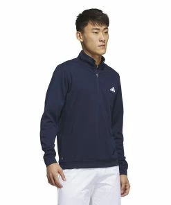 Adidas Elevated 1/4 Zip Golf Mid Layer IB6114 -Mens Sales Store adidas Elevated 1 4 Zip Golf Midlayer IB6114 7