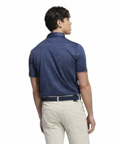 Adidas Jacquard Golf Shirt HF6617 -Mens Sales Store adidas Jacquard Golf Shirt HF6617 4