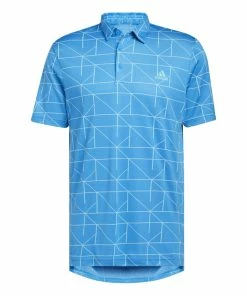 Adidas Jacquard Lines Golf Polo Shirt HA6117