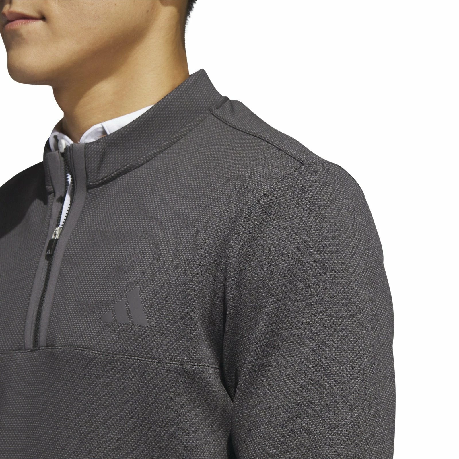 Adidas Microdot 1/4 Zip Golf Mid Layer HY7163 6 Adidas Microdot 1/4 Zip Golf Mid Layer HY7163 - Image 4