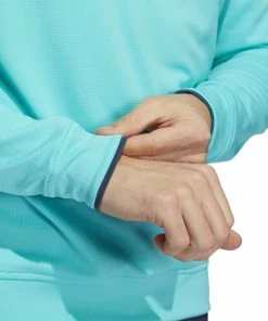 Adidas Primegreen UPF Lightweight 1/4 Zip Golf Pullover H56800 -Mens Sales Store adidas Primegreen UPF Lightweight Zip Golf Pullover 13