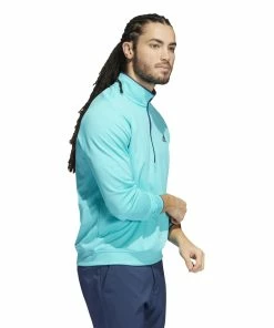 Adidas Primegreen UPF Lightweight 1/4 Zip Golf Pullover H56800 -Mens Sales Store adidas Primegreen UPF Lightweight Zip Golf Pullover 6