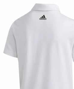 Adidas 3-Stripe Junior Golf Polo Shirt FI8673 -Mens Sales Store adidas Stripe Junior Golf Polo Shirt FI 1
