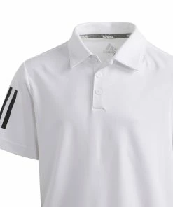 Adidas 3-Stripe Junior Golf Polo Shirt FI8673 -Mens Sales Store adidas Stripe Junior Golf Polo Shirt FI 7