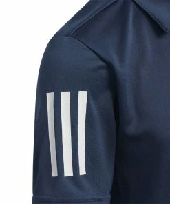Adidas 3-Stripe Junior Golf Polo Shirt GR1286 -Mens Sales Store adidas Stripe Junior Golf Polo Shirt GR 6