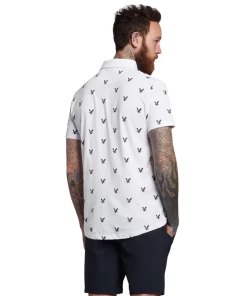 Lyle & Scott Eagle Print Polo Shirt SP1563 -Mens Sales Store ccs PhotoRoom