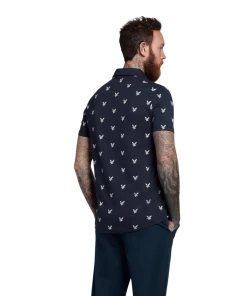 Lyle & Scott Eagle Print Polo Shirt SP1563 9 Lyle & Scott Eagle Print Polo Shirt SP1563 -Mens Sales Store fdsfdsfdsfdsfdsfdsfdsfdsfsddsfdfsdfsdfsdf PhotoRoom
